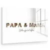 Papa & Mama - Lettercollage plexiglas 5mm klein -zzzproduct_nieuw
