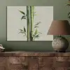 Bamboestengels - Sierlijk - Groen PET vilt klein -sfeer2