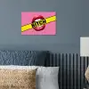 Lippen - Tekst - Kleurrijk poster papier klein -sfeer2
