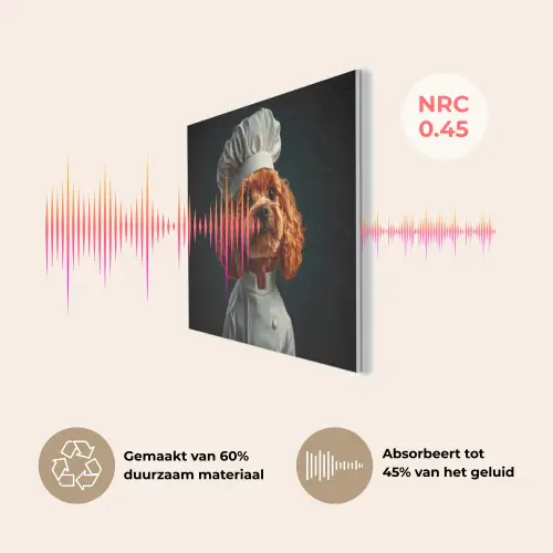 Bruin - Kok - Hondje PET vilt klein -USP_NL
