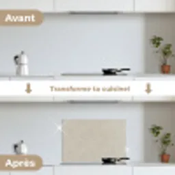 Steen - Beton - Patronen keuken achterwand spatscherm klein 900 -voor_na_FR