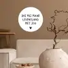 Spreuken - Doe mij maar levenslang met jou - Quotes Wandcirkel behangsticker klein -sfeer1