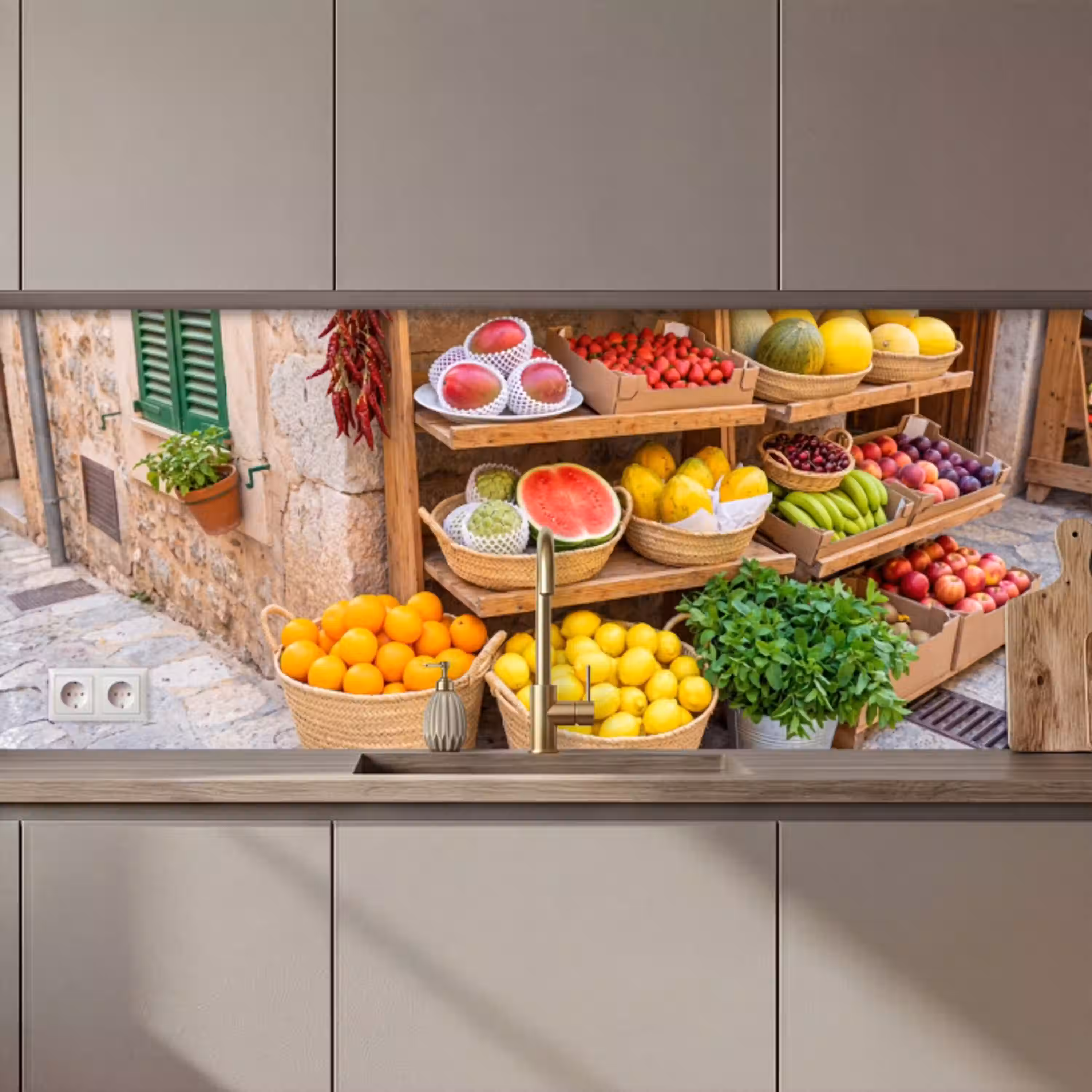 Fruit - Markt - Vers keuken achterwand 2 middel zz_3dshopping