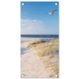 Mooie Strandvlucht tuinposter los doek klein -3d
