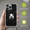 Schapen - Wit - Duisternis Hoesje iPhone 16 Pro Max met koord klein -sfeer2_NL