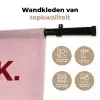 Statement - Krachtig - Roze Wandkleed katoen klein -sfeer2