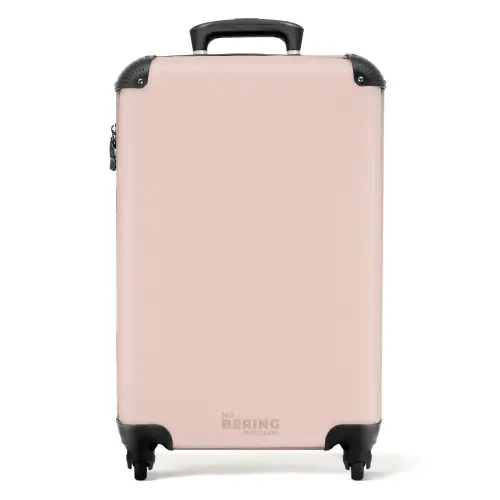 Nude - Licht zalmroze NBS - Handbagage koffer - Kinderen Unisex middel -productfoto_recht