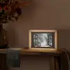 Bos - Winter - Bomen - Natuur - Pad - Doorkijk Light Box met kabel (Tafellamp) klein -sfeer4