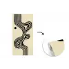 Beige - Lijnen - Golvend -  Abstract fotobehang vinyl groot -3d
