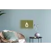 Avocado - Minimalistisch - Illustratie - Groen Muursticker klein -plant