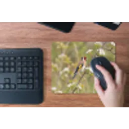 Putter - Bloesem - Lente - Natuur - Kleurrijk muismat rubber klein -toetsenbord