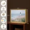 Vuurtoren - Klif - Zee - Bloemen Light Box met batterij (Wandlamp) middel -USP_websiteoverzichtNL