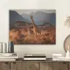 Giraffen - Hoog gras - Acaciabomen PET vilt klein -sfeer1