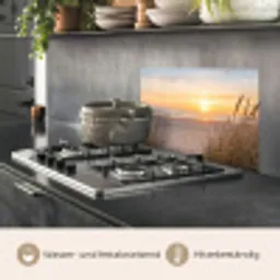 Zonsondergang - Duinen - Zee keuken achterwand spatscherm klein -usp_DE