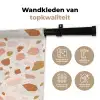Terrazzo -  Patroon - Kleurrijk - Zalm Wandkleed katoen klein 269 -sfeer2