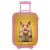Hamster - Walnoot - Dier Kinderkoffer - Roze klein -zz3dotto