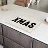 Kerst - Beige - Quotes - Xmas - Feestdagen Inductie beschermer vinyl 3mm klein -sfeer8