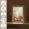 Olieverf - Bloemen - Kleurrijk - Natuur Light Box met kabel (Tafellamp) klein -USP_NL