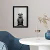 Otter - WC rol - Zwart - Wit fotolijst zwart zonder passe partout klein -sfeer4
