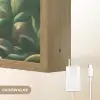 Zebra - Aapje - Waterval - Rotsen Light Box met batterij (Wandlamp kind) middel -USP_websiteoplaadbaarNL