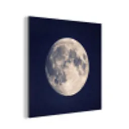 Ruimte - Maan - Kosmos aluminium wit klein -3d