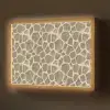 Giraf - Patroon - Beige - Bruin Light Box met batterij (Wandlamp) middel 907 -z3d_website