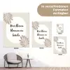 Bloemen - Quote - Zomer - Beige tuinposter los doek klein -Xsfeer9_DE