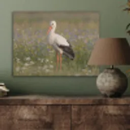 Ooienvaar - Bloemen - Weide - Kleurrijk PET vilt klein -sfeer2