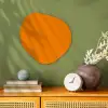 Oranje - Seizoenen - Herfst - Kleur Wandcirkel Organisch Forex 3mm klein 629 -sfeer2