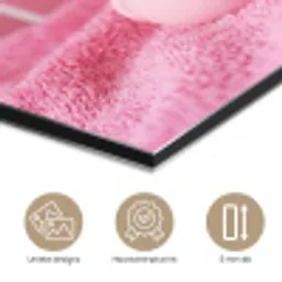 Badeend -Strik - Roze aluminium wit klein -closeup_NL