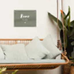 Spreuken - Knus plekje - Tekst - Zomer tuinposter los doek klein -sfeer7