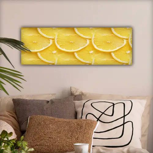 Schijfjes - Citroen - Sap canvas 2cm klein 828 -sfeer1