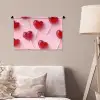 Lollies - Hartjes - Roze Wandkleed katoen klein -sfeer4