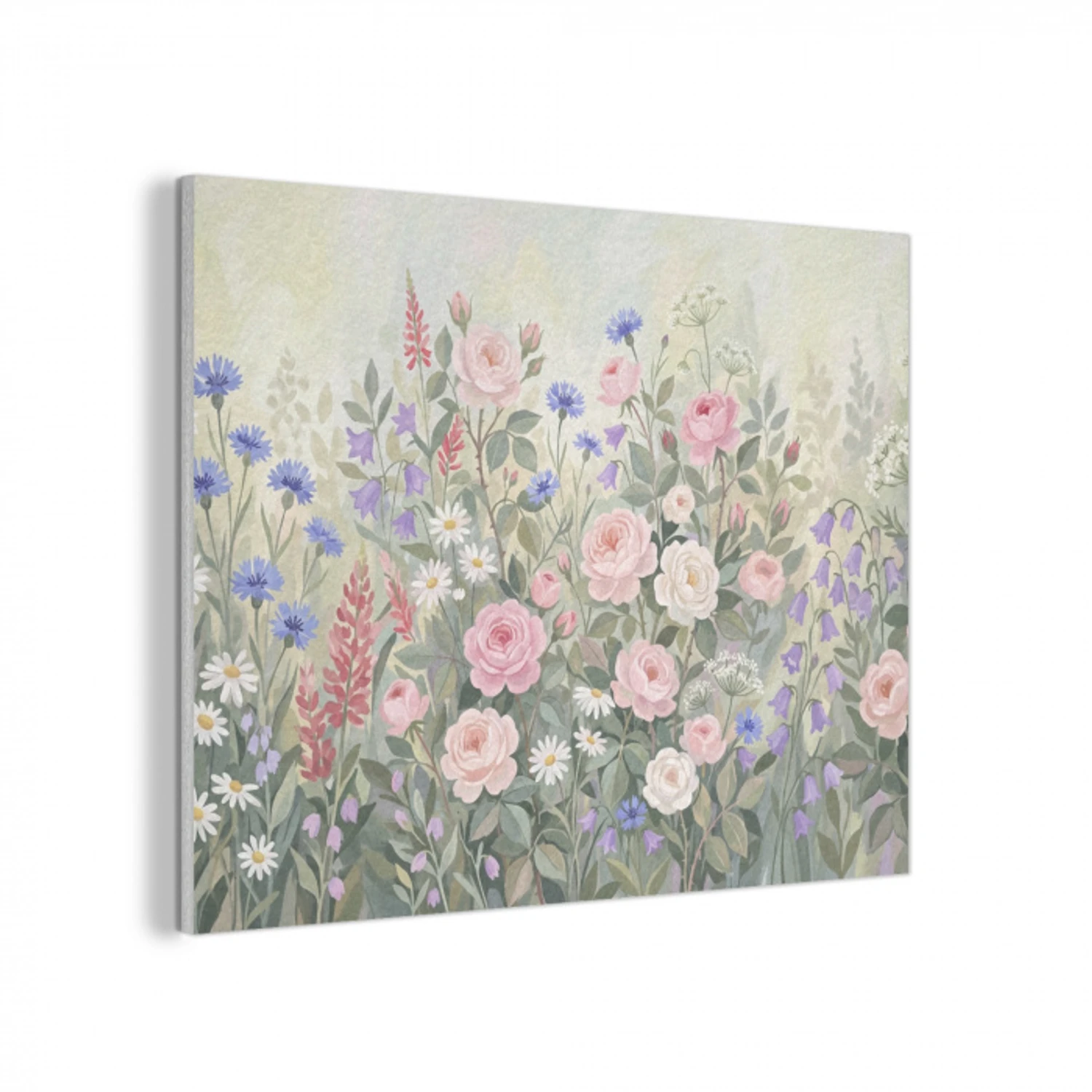 Bloemen - Tuin - Natuur - Kleurrijk PET vilt klein -3d