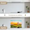 Vuurtoren - Natuur - Zon - Landschap - Gras - Strand - Zee keuken achterwand spatscherm klein -voor_na_FR