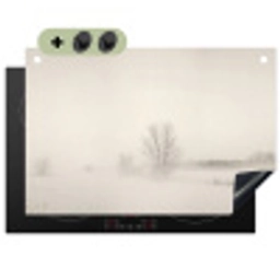 Boom - Mist - Sneeuw - Winter - Minimalistisch Inductie beschemer met haakjes klein -3d