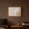 Pampasgras - Pluimen - Pastel - Wit Light Box met batterij (Wandlamp) middel -sfeer4