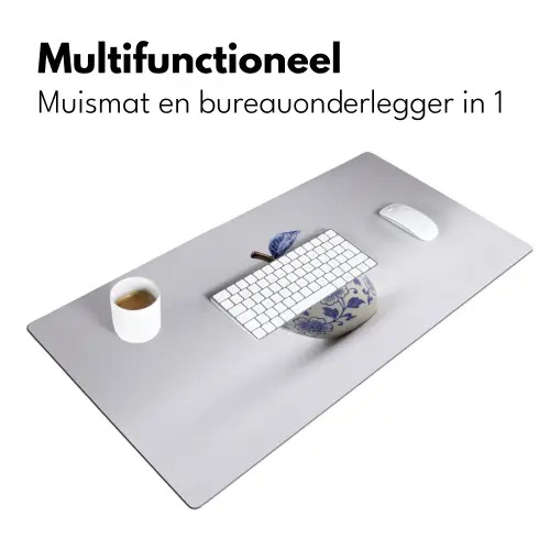Appel - Blauw - Klassiek Muismat XXL klein -sfeer4