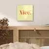 Nice - Oranje - Geel - Minimalistisch plexiglas 5mm klein -sfeer4