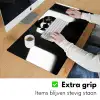 Vrouw - Zwart - Hart Muismat XXL klein -sfeer3