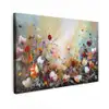 Olieverf - Bloemen - Kleurrijk - Natuur canvas 2cm klein -z3d