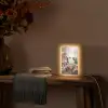 Kolibrie - Vogels - Bloemen - Natuur Light Box met kabel (Tafellamp) klein -sfeer4