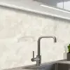 Crèmebeige - Marmer - Aders keuken achterwand 2 middel 865 -zzzz3d_schuin