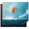 Kitesurfer - Oranje - Zee - Lucht Inductie beschermer vinyl 3mm middel -3d
