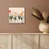Pasteltinten - Bloemen - Illustratie aluminium wit klein -sfeer4