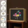 Piano - Kleurrijk - Verf - Modern Light Box met batterij (Wandlamp) middel -USP_websiteoverzichtNL