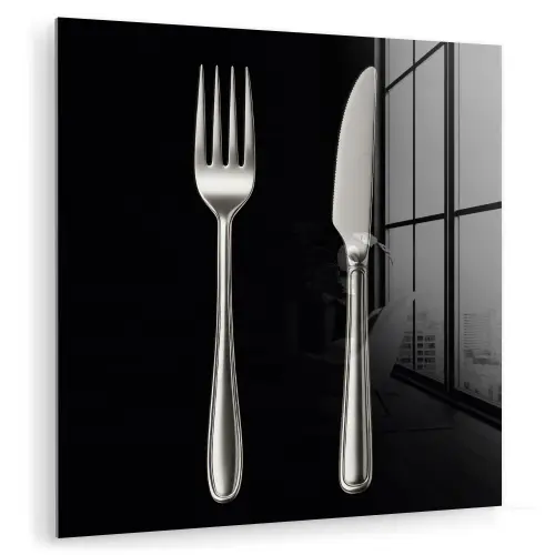 Bestek - Klassiek - Elegant plexiglas 5mm klein -zzzproduct_nieuw