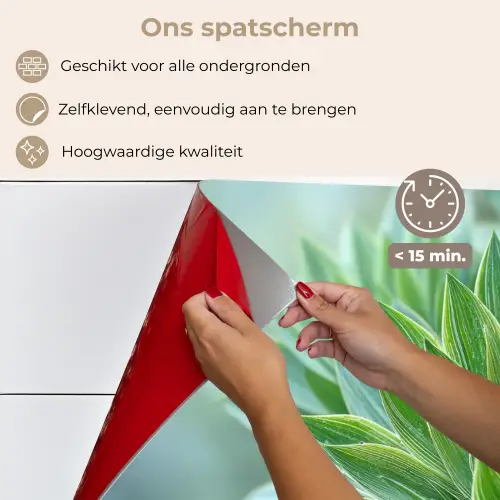 Blad - Plant - Groen - Textuur keuken achterwand spatscherm klein -spatscherm_NL