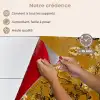 Amandelbloesem - Kunst - Van Gogh - Goud keuken achterwand spatscherm klein -spatscherm_FR