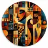 Figuren - Abstract - Symbolen Wandcirkel plexiglas klein -3d